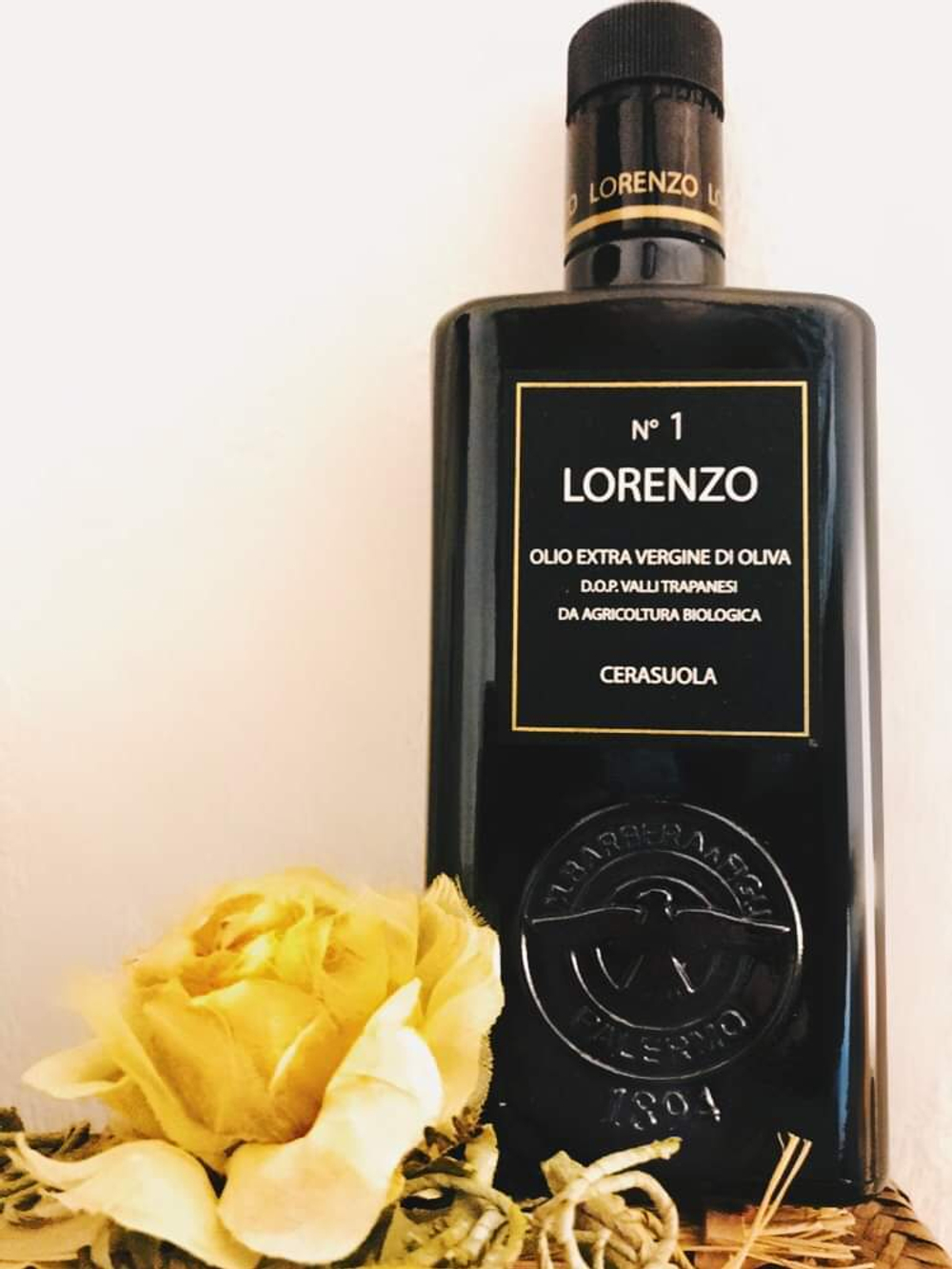 Оливковое масло BARBERA Lorenzo №1 ORGANIC (Bio), D.O.P. "Valli Trapanesi" Extra Virgin. 500 мл, Италия, Сицилия