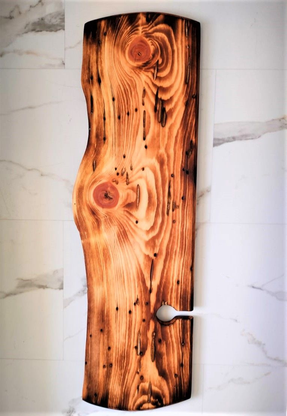 Полка столик (подставка) для ванной из 100% цельного кедра