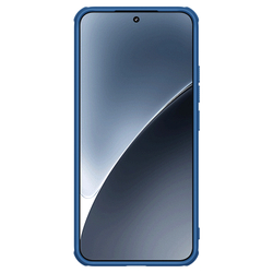Усиленный чехол синего цвета от Nillkin для смартфона Xiaomi 15, серия Super Frosted Shield Pro