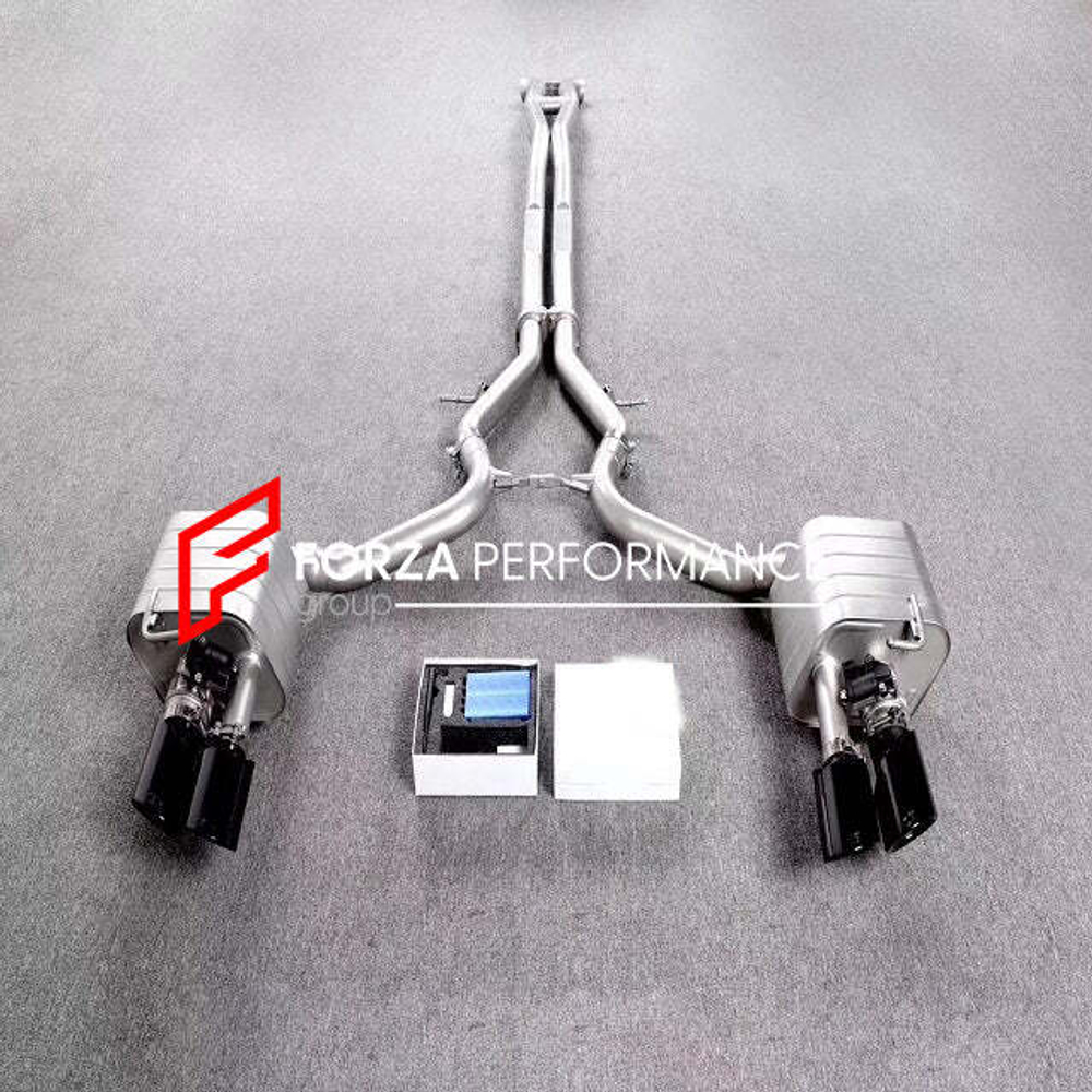 Спортивная выхлопная система с заслонками для Porsche Panamera 971 2.9T Порш Панамера