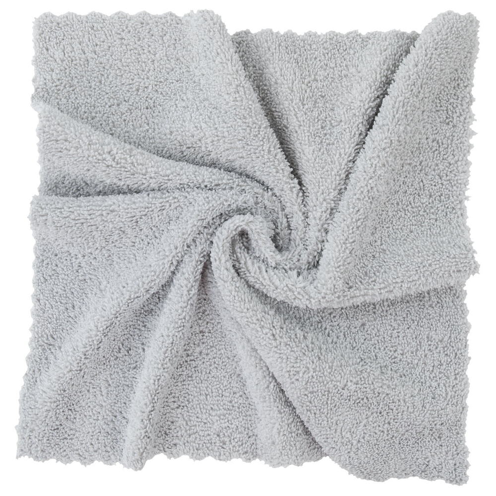 Салфетки из МИКРОФИБРЫ 30х30 см комплект 3 шт. ULTRASONIC GREY COLOUR 220 г/м2 LAIMA HOME (8 штук в упаковке)