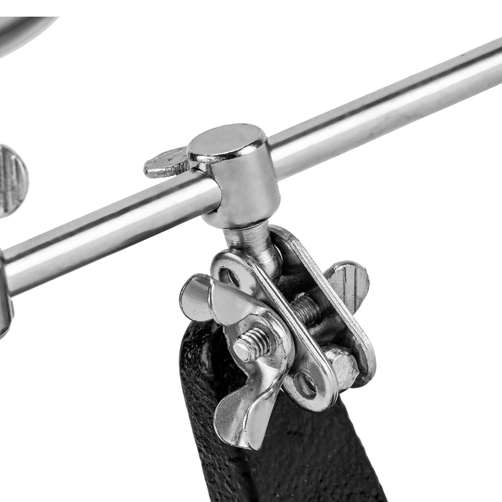 Зажим для пайки "Третья рука" с лупой Sparta