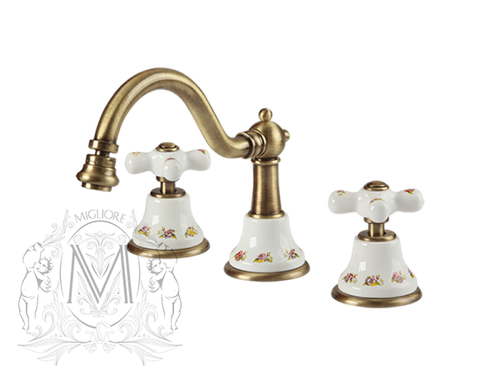 Смеситель для биде на 3 отверстия  Migliore Provance ML.PRO-8825.BR бронза
