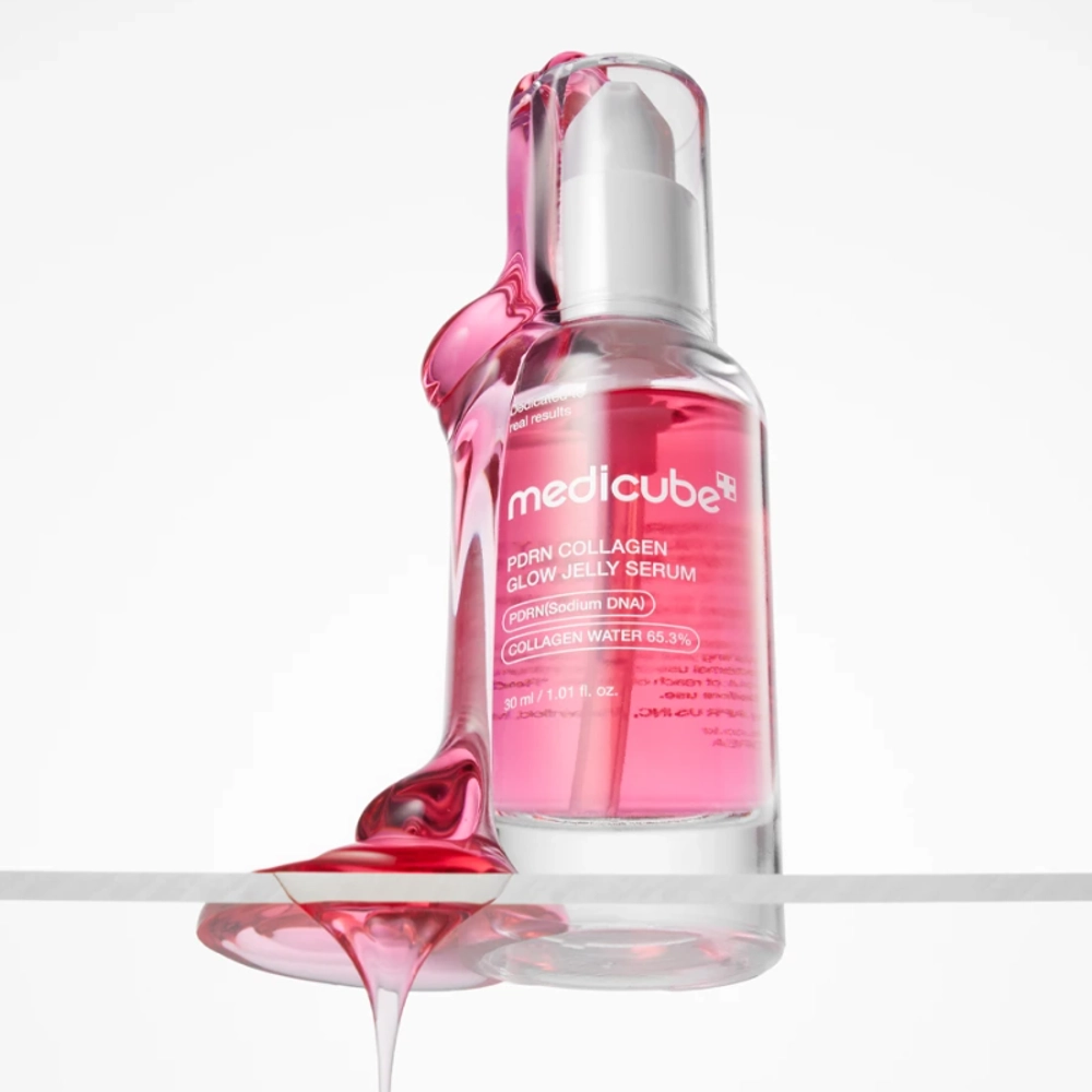 Medicube PDRN Collagen Glow Jelly Serum гелевая сыворотка с коллагеном и ПДРН
