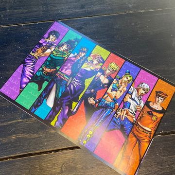 Набор постеров "Jojo's Bizarre Adventure" 8 шт, 42х29см