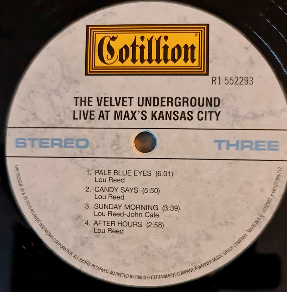 The Velvet Underground / Live At Max's Kansas City (2LP)