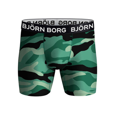 Björn Borg Performance Boxer Shorts 2 Pack Men - Green, Black