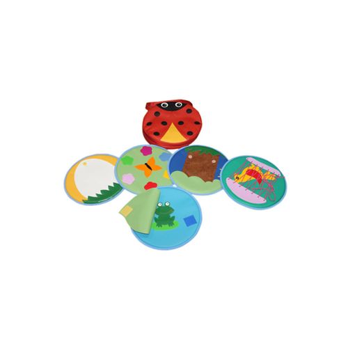 Сумочка с дидактическими вкладышами «Божья коровка»  (6шт.)