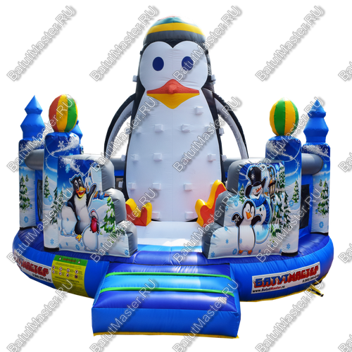 Надувной скалодром  "Пингвин" 5*5*4 м
