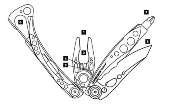 Мультиинструмент Leatherman Skeletool Coyote Tan