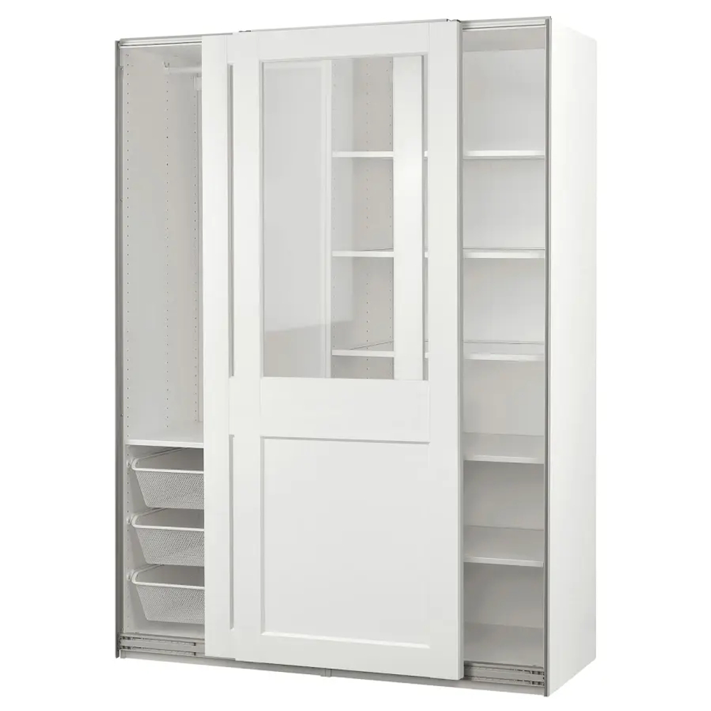 Гардеробные системы - PAX / GRIMO IKEA/ ПАКС / ГРИМО ИКЕА,  201х150 см, белый