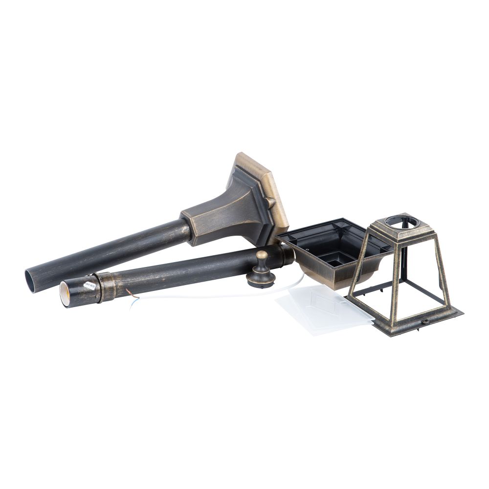 UUL-A01T 60W-E27 IP44 BRONZE Светильник уличный. под лампу Е27. Архитектурный напольный. Цвет корпуса бронзовый. TM Uniel