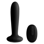 Чёрный анальный вибростимулятор 12см с функцией нагрева Svakom Primo SPM-01-BLK