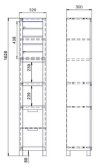 Шкаф книжный