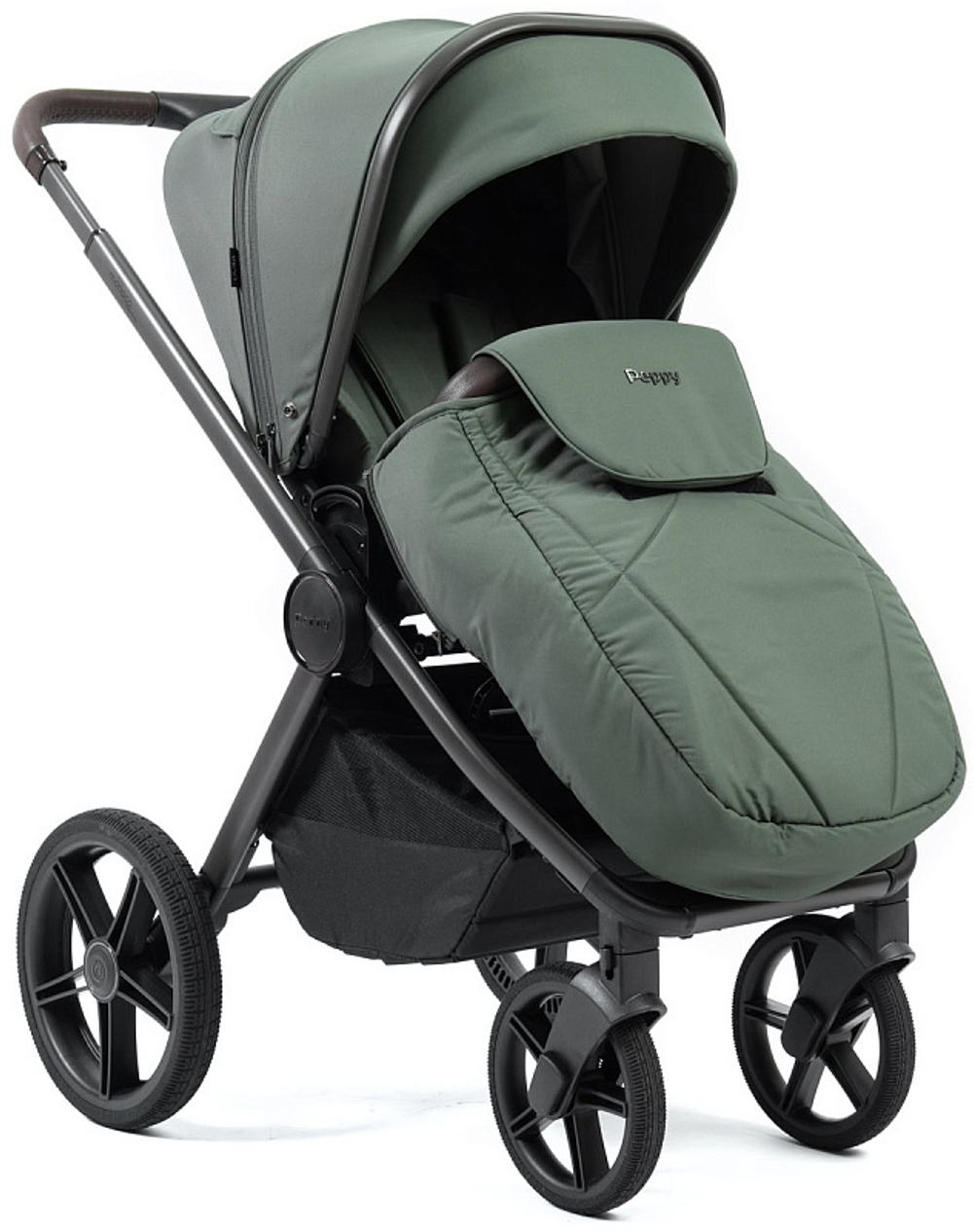 Детская коляска Peppy Monaco Thermo 3 в 1 с автокреслом Verona Green