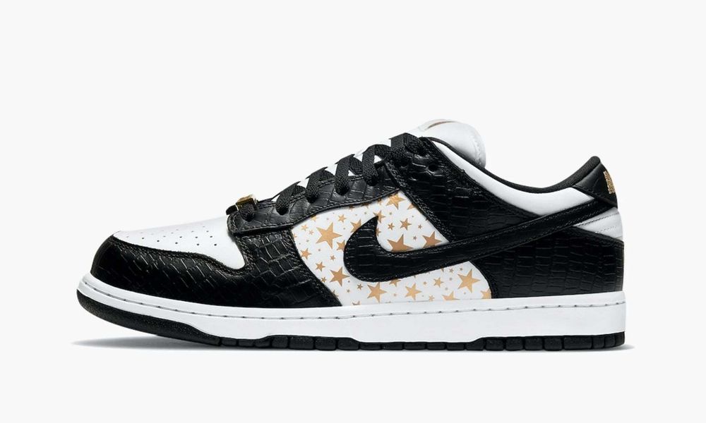 Dunk SB Low &quot;Supreme - Stars - Black&quot;