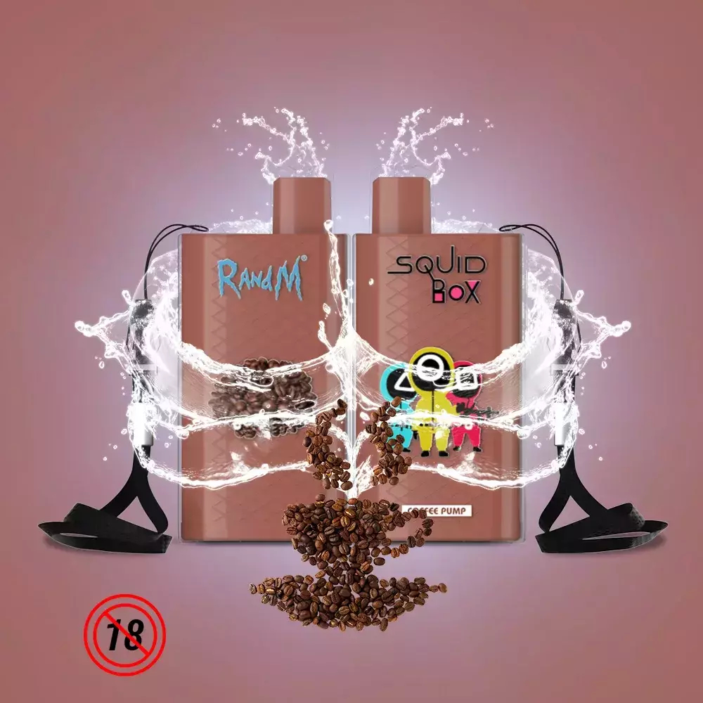 RandM  Squid Box 5200 - Coffee Pump (5% nic)