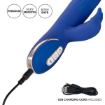 Вибратор кролик Jack Rabbit с функцией поступательного движения синий