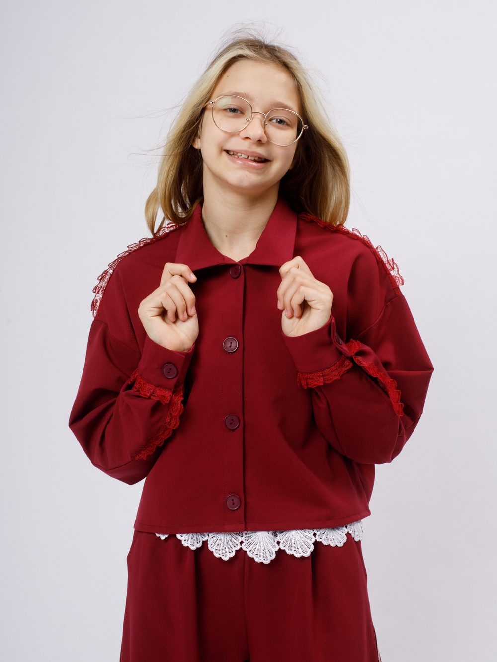 Жакет рубашка укороченная