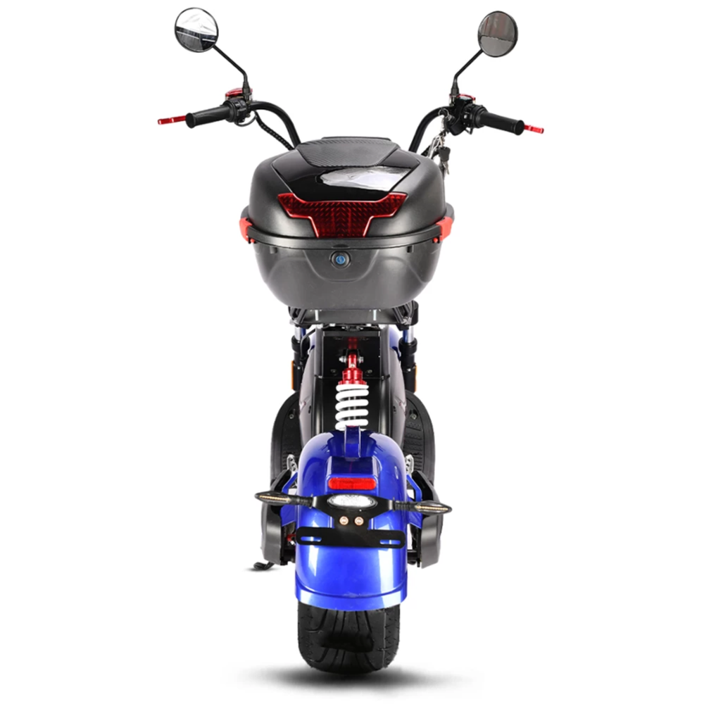 Электроскутер CityCoco WHITE SIBERIA BLACK SEA (BLUE) 5000W