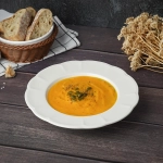 Тарелка глубокая 23 см, 290 мл, фарфор "NOBLE" серия "Retro Ritz & Bella-White"