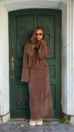 Костюм "Тоскана" оттенок кленовый пекан (юбка,ждемпер)