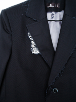 Пиджак "Бессмертный" с пайетками. Черный