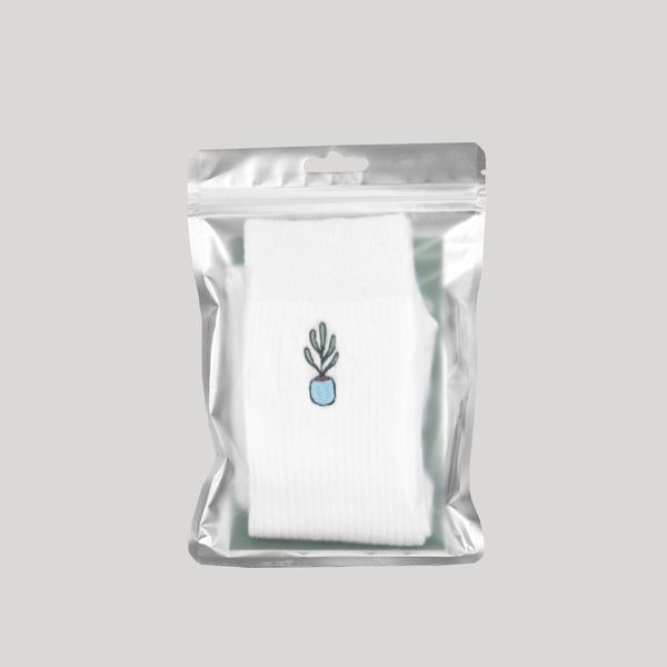 Носки Garden Delphinium белые - фото 3