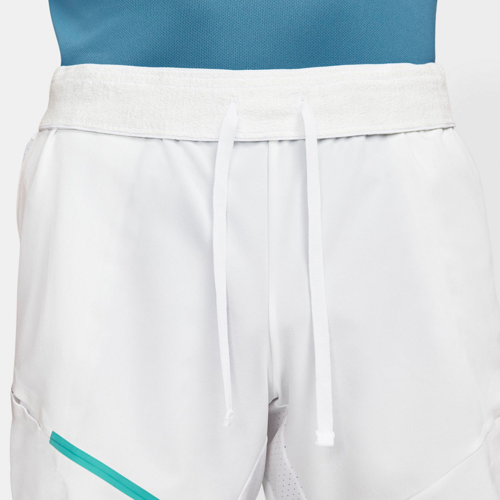 Мужские теннисные шорты Nike Court Flex Slam Shorts Men - White, Turquoise