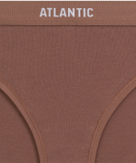 Трусы женские спорт Atlantic, набор из 3 шт., хлопок, фуксия + светлый капучино + светло-розовые, 3CLP-012