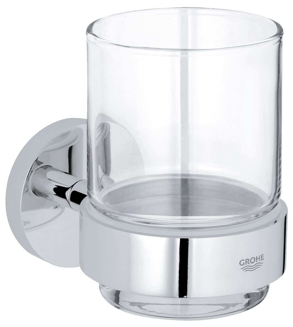 Стакан GROHE Essentials с держателем 40447001