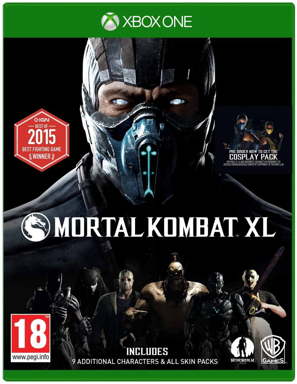 Mortal Kombat XL [Xbox One] Б/У