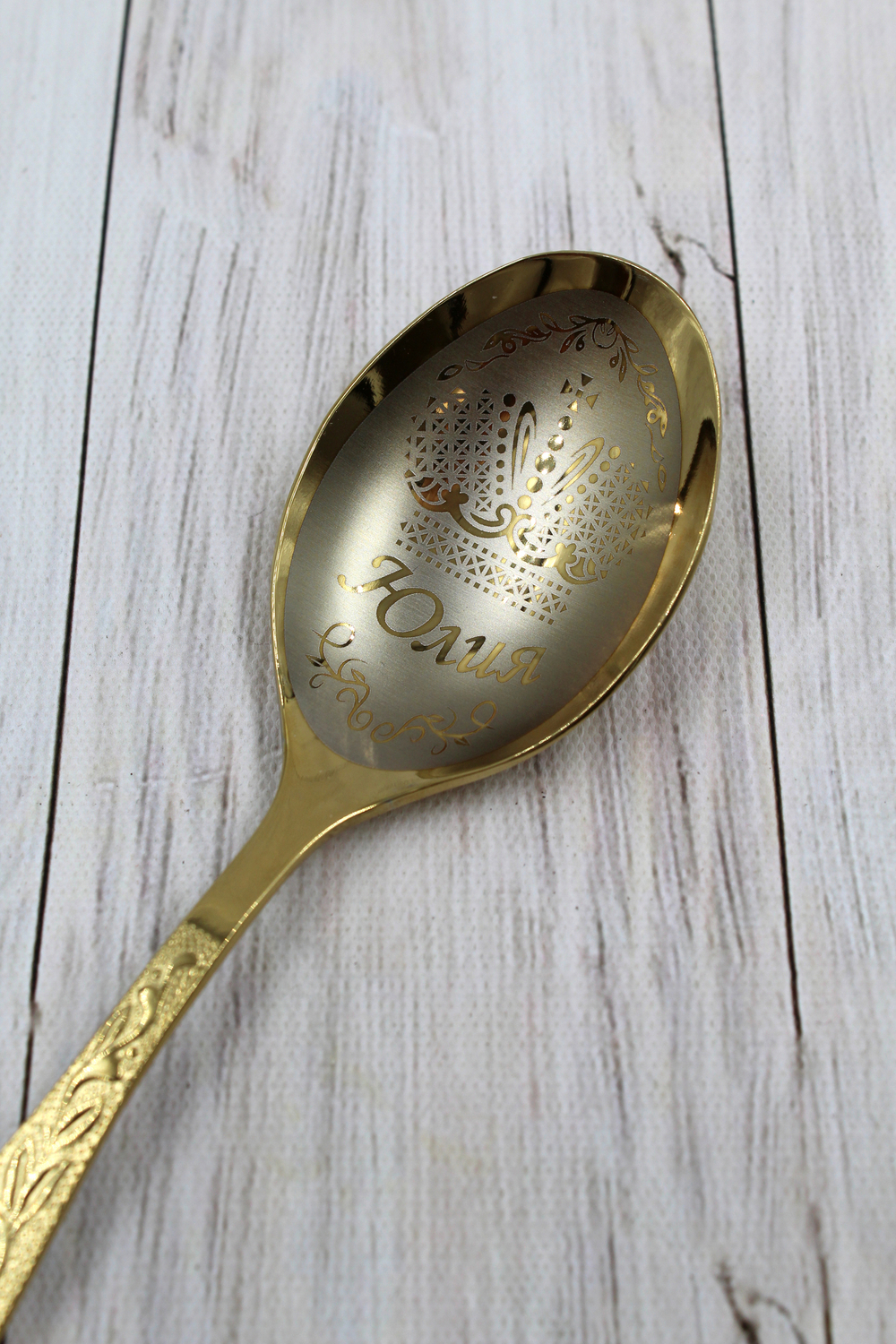 ложка с узором
