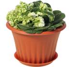 Кашпо КЭРОЛ 0,75 л D140мм с подставкой