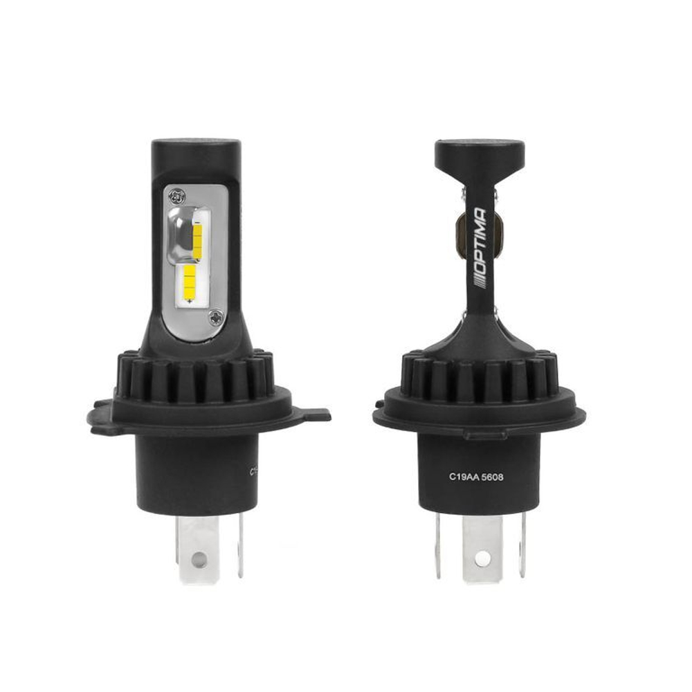 Светодиодные лампы H4 Optima LED QVANT, 5000K, 12-24v, (комплект, 2шт)