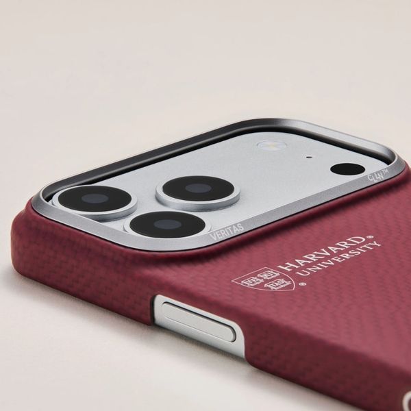 Чехол Pitaka Edge Case для iPhone 17 Pro, Гарвардский багровый | Harvard Crimson