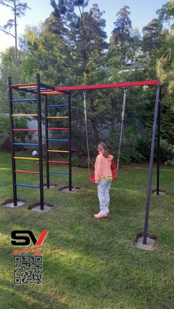 Монтаж уличного спортивно-игрового комплекса Sv Sport
