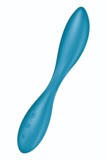 Синий гибкий вибратор Satisfyer G-Spot Flex 1 - 19,5 см. (Цвет: синий)