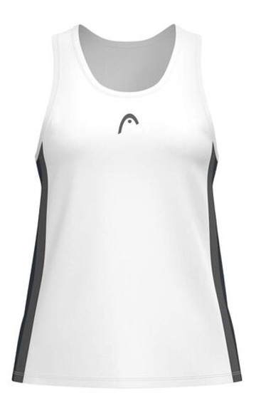 Женский топ теннисный Head Club 25 Tech Tank - navy/white