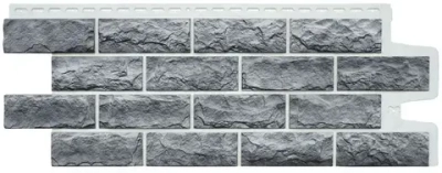 Панель фасадная GRAND LINE Колотый камень Design Plus цвет Гранит 0,992х392 мм, 0,39м2 4 уп - 40 штук