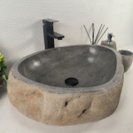 Раковина из речного камня RS-65581 55*44*15