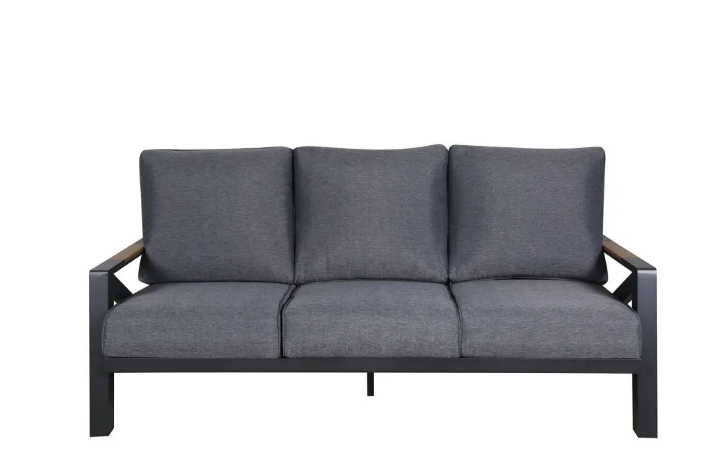 "Лотос" лаунж-зона 5-местная из алюминия, цвет темно-серый