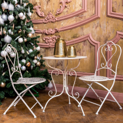 Стол складной Объект мечты Жарден белый антик OM-21061611