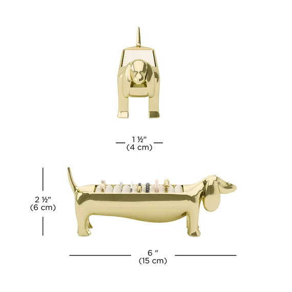 Держатель для колец dachsie, латунь