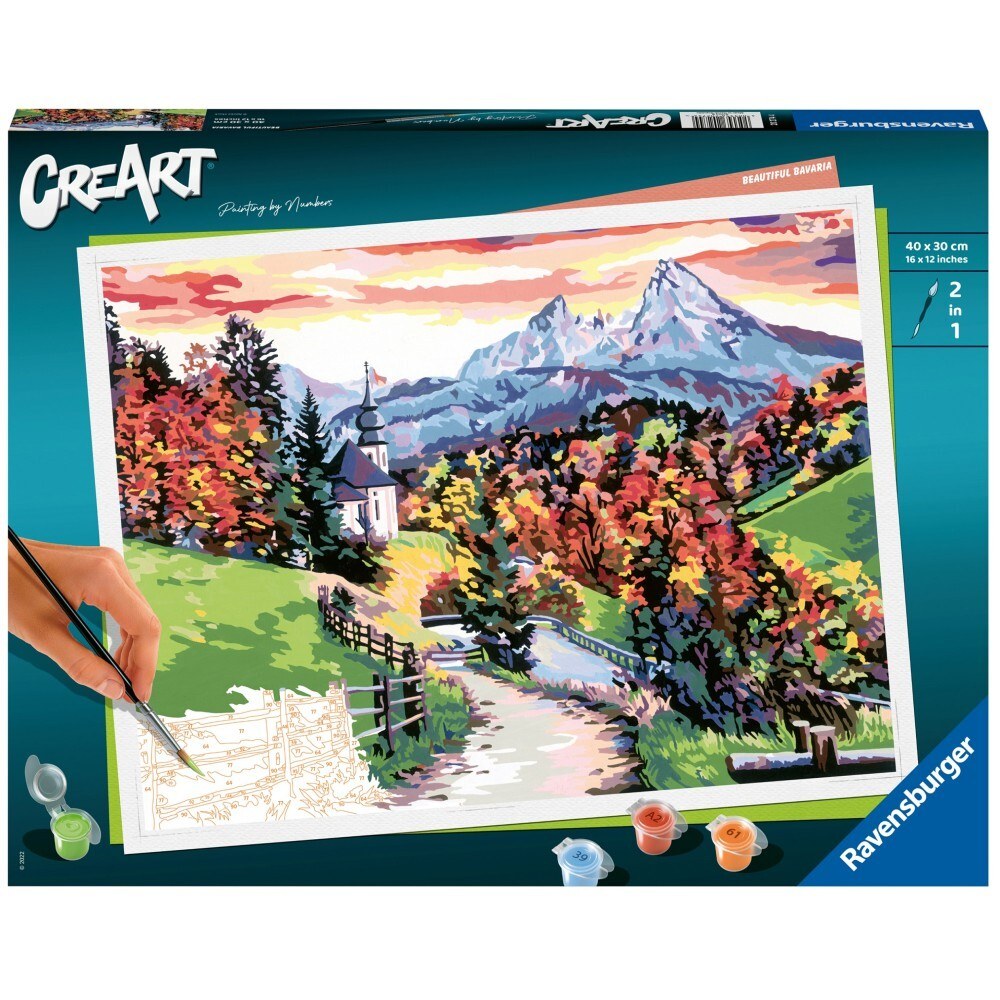 Ravensburger - CreArt Книга для рисования Прекрасная Бавария 202744 / артикул   202744  / GTIN 4005556202744