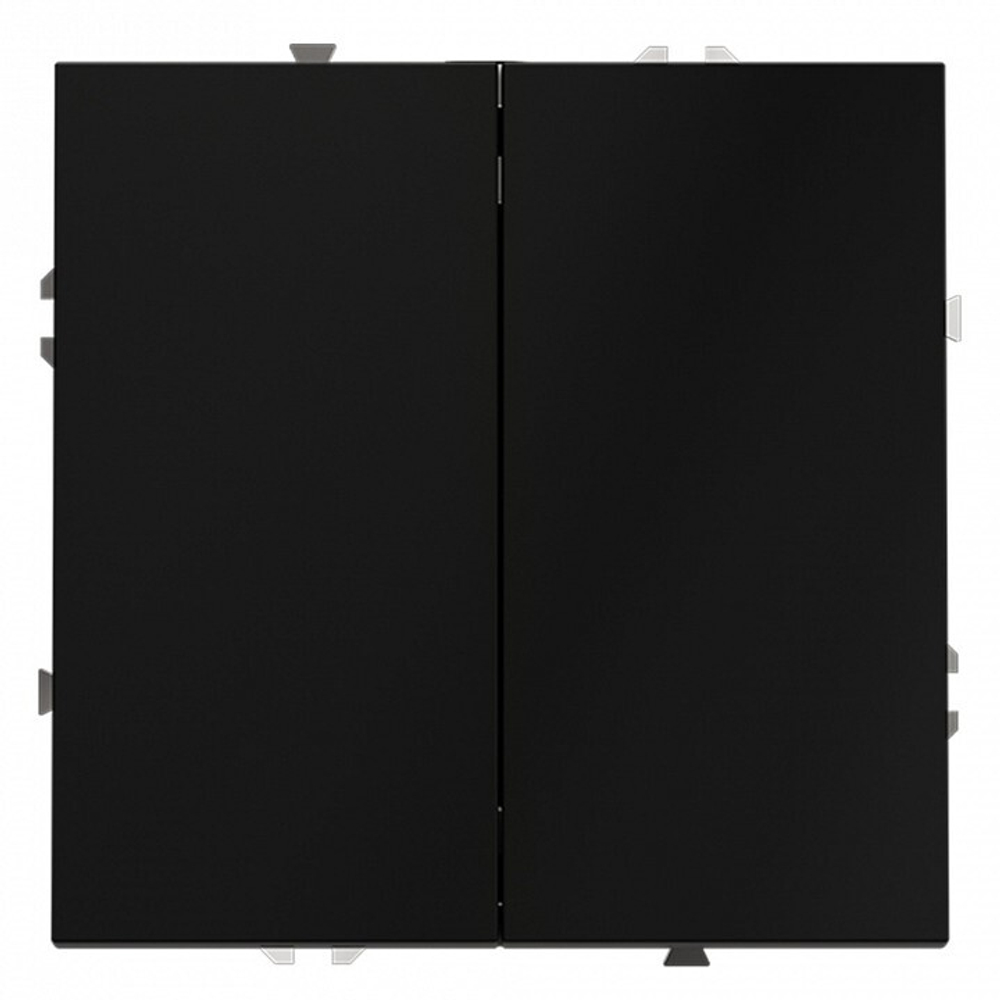 Выключатель двухклавишный без рамки Voltum S70 VLS020108