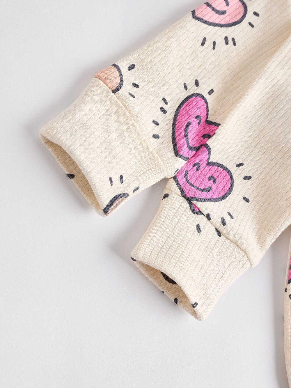 Комбинезон / Cлип для малышей Next B61-422, 3 шт., Бежевый, Розовый