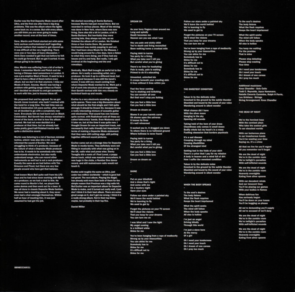 Depeche Mode / Exciter (2LP)