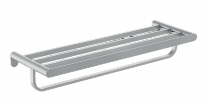 Полка для полотенец 600 мм нерж. сталь VERONA 16843.B глянцевый