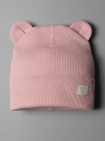 Шапка детская на осень с ушками